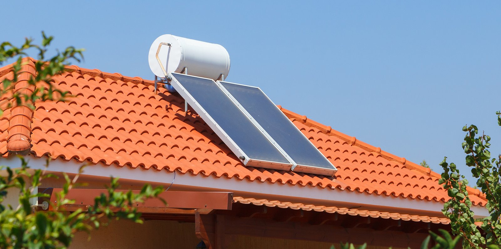 Solar thermal collectors for water heating